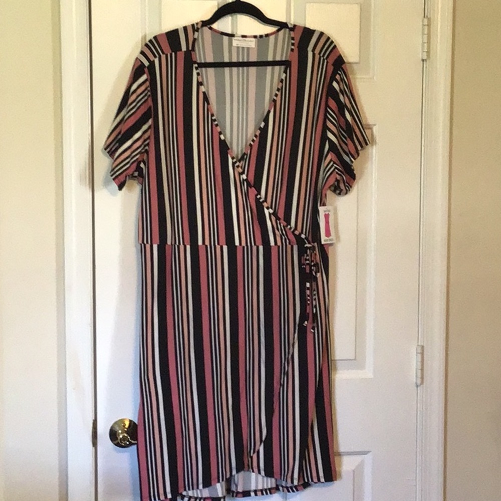 bobbie brooks wrap dress